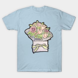 Scribble Flowers T-Shirt